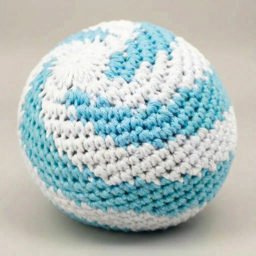 The Classic — hand-crocheted hacky sack